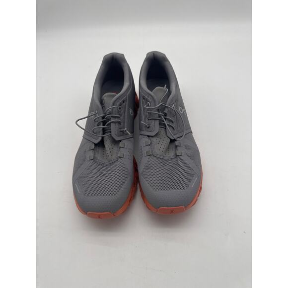 Mens On Cloud 5 Size 11 Sneakers Athletic Running Shoes Grey /Orange. - Picture 2 of 6